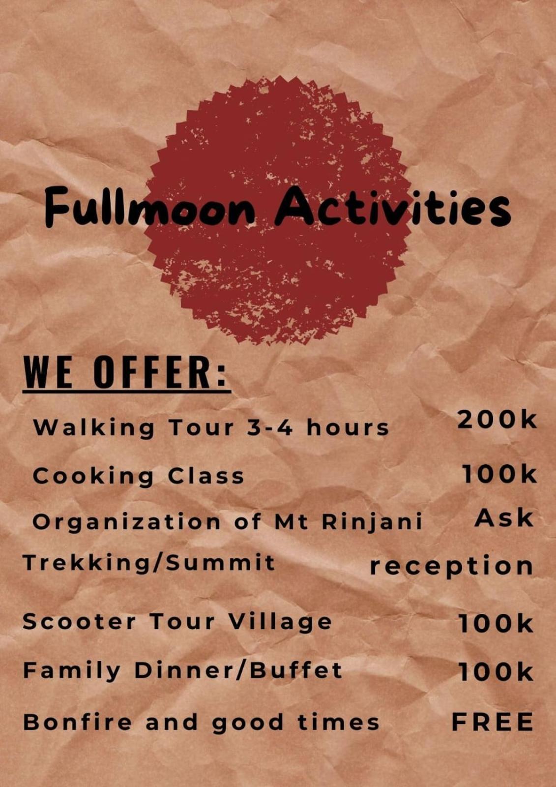 Tetebatu Fullmoon Hotel Luaran gambar